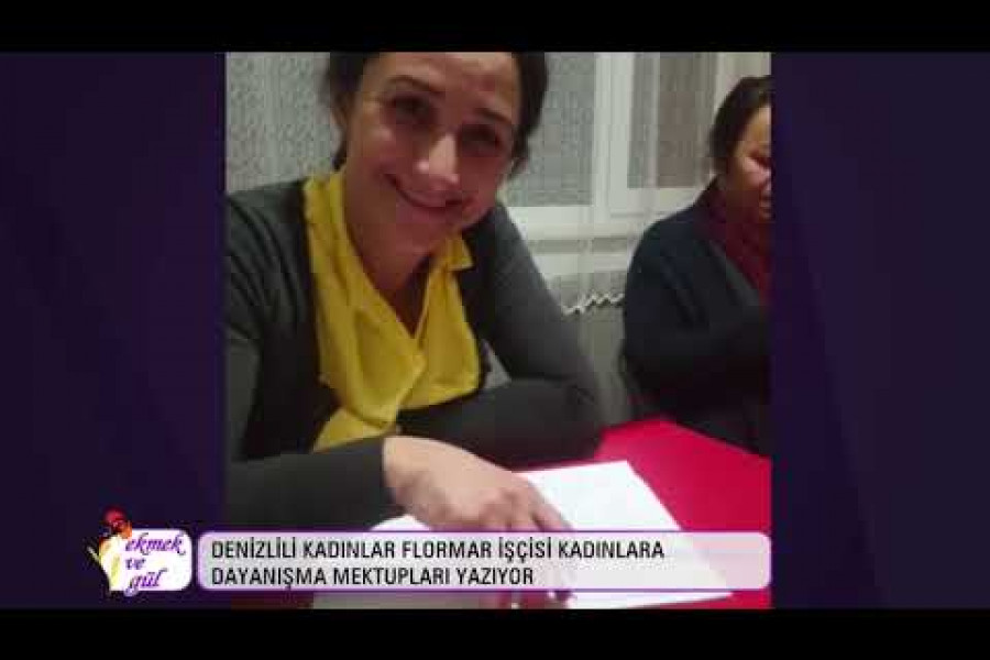 Kadınlar Flormar işçisi kadınlara dayanışma mektupları yazıyor