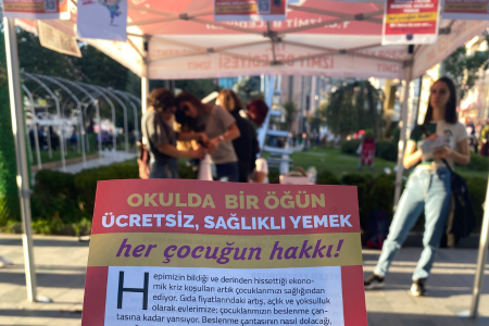 'Okullarda 1 öğün ücretsiz sağlıklı yemek bir an evvel yasalaşsın!'