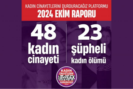 Ekim ayında 48 kadın öldürüldü