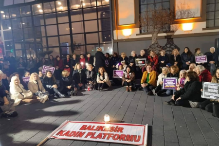 Balıkesir Kadın Platformundan 25 Kasım'a çağrı eylemi
