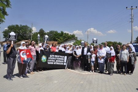 Alpulu kadınlar: Termik santrale asla izin vermeyeceğiz