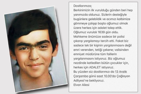 GÜNÜN ÇAĞRISI: Berkin İçin Adalet