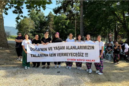 Siyanürlü altın aramaya karşı eylem: Köyümüzün talan olmasını istemiyoruz