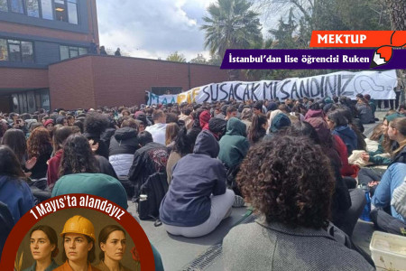 1 Mayıs'a giderken liseli Ruken: ‘Değişim bizlerin mücadelesi ile başlar’