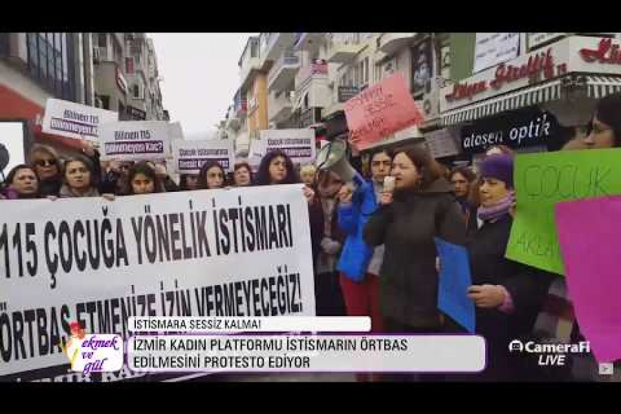İstismara karşı İzmirli kadınlar eylemde