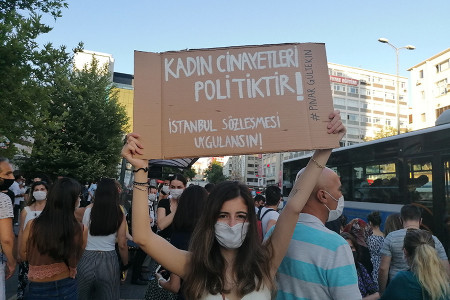 Sözleşmeden çekilmek, ‘kadınlar başlarının çaresine baksın’ demek!