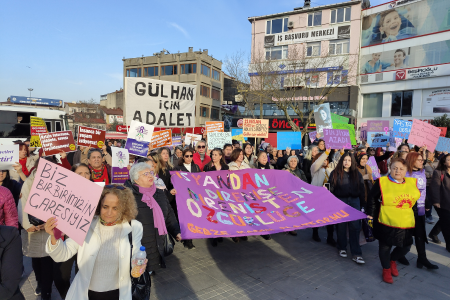 8 Mart 2025 | Kocaeli ve Gebze'de kadınlar 'insanca yaşam' talebiyle sokakta