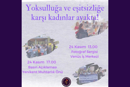 Kocaeli'de yoksulluğa ve eşitsizliğe karşı kadınlar ayakta!