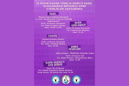 Burhaniye'de kadınlar 25 Kasım'ı etkinliklerle karşılıyor!