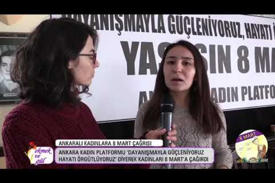 ‘Dayanışmayla güçleniyoruz hayatı örgütlüyoruz’