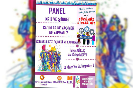 Edremit’te 8 Mart öncesi kadınlar panelde buluşuyor