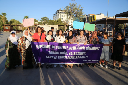 Urfa Kadın Platformundan artan kadın cinayetlerine tepki