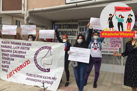 Tuzluçayır Kadınları Dayanışma Derneği 1 Mayıs’ı kutladı