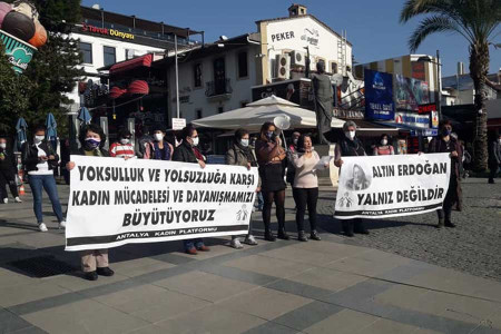 Antalya Kadın Platformu: ‘Tarım işçisi Altın Erdoğan’nın yanındayız’