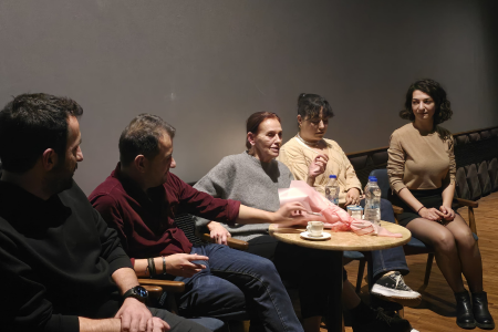 Kadınlar Mukadderat film gösteriminde film ekibi ile buluştu
