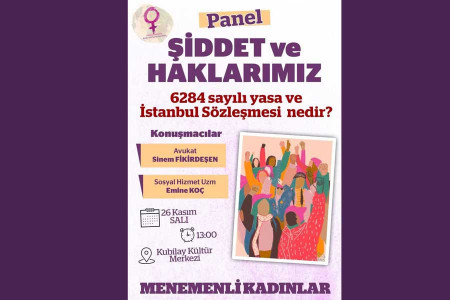 Menemenli kadınlardan panel