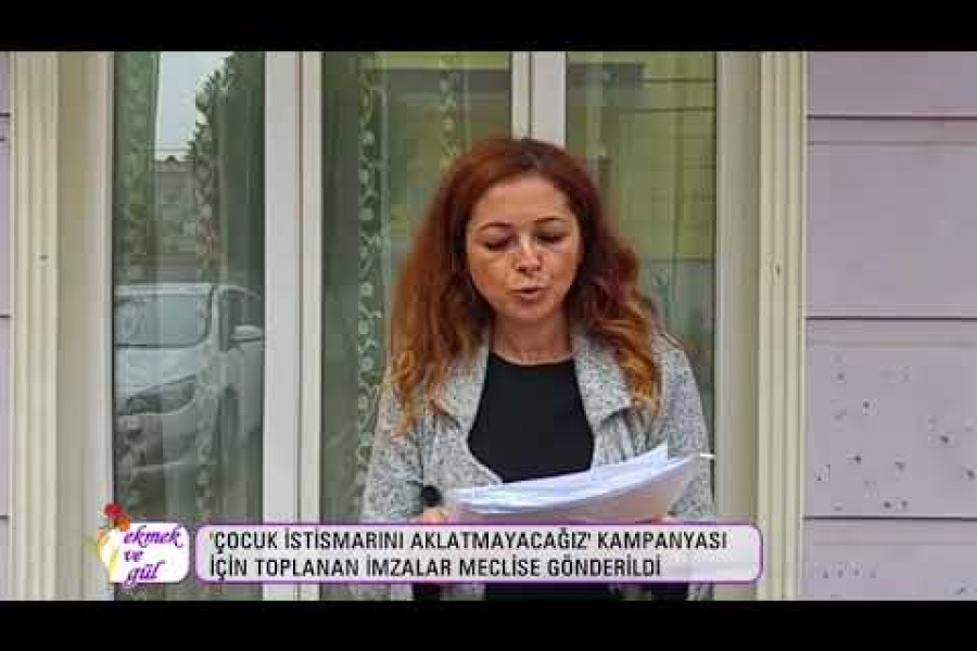 Çocuk istismarına karşı önlem alınmasını isteyen kadınların imzaları Mecliste