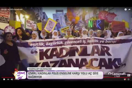 İzmir'de 8 Mart eylemi