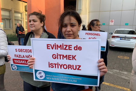 İzmir Atatürk Eğitim ve Araştırma Hastanesi emekçileri: Tükendik, yönetemiyorsunuz