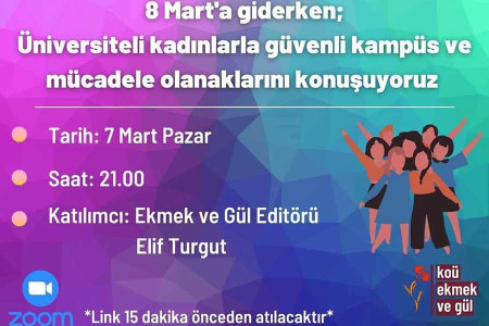 KOÜ’lü kadınlar 8 Mart öncesi güvenli kampüsleri konuşacak