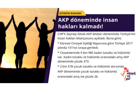 GÜNÜN RAKAMI: AKP döneminde insan hakları kalmadı!