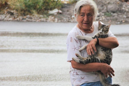 GÜNÜN GÜZELİ: Onlarca kedi ve köpeğe bakan hurdacı Kamile teyze