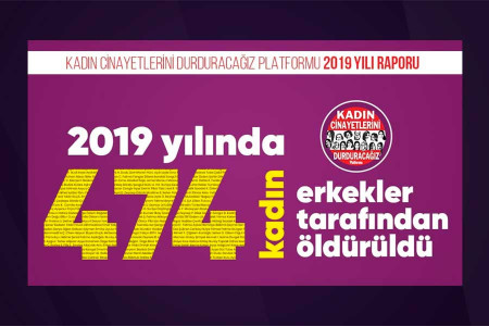 GÜNÜN RAKAMI: 2019’da erkekler en az 474 kadını öldürdü