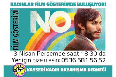 Kayseri Kadın Dayanışma Derneğinden No filmi gösterimi