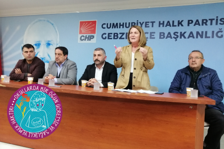 CHP Gebze: 'Reddedilen 'okullarda bir öğün ücretsiz yemek' önergesinin peşini bırakmayacağız'