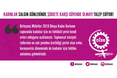 DİSK Kadın Komisyonundan kadına yönelik şiddete karşı 5 talep