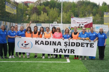 28. Bahar Futbol Turnuvası’nda kadına şiddete karşı farkındalık damga vurdu