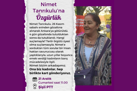 Nimet Tanrıkulu'na özgürlük!