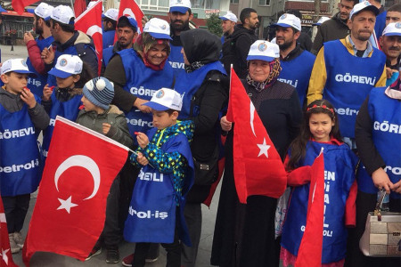 Kale Kayış patronu ve oğlu 7 aylık bebeği de darbetti