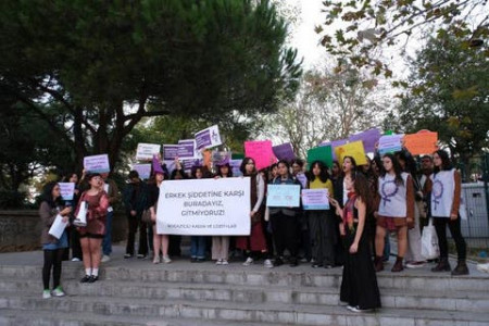 Boğaziçi Üniversiteli kadınlar ve LGBTİ'ler seslendi: Kampüslerimizde, mahallelerimizde tacize yer yok