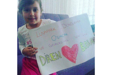 Cam işçilerinin çocukları da direnişte