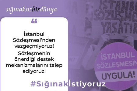 'Sığınak İstiyoruz'