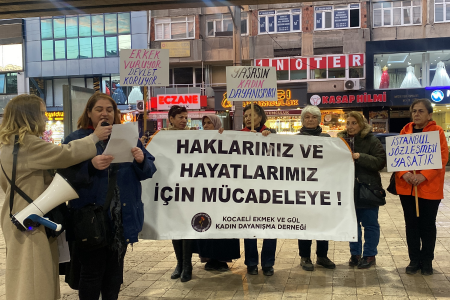 Kocaelili kadınlar: 'Haklarımız ve hayatlarımız için mücadeleye'