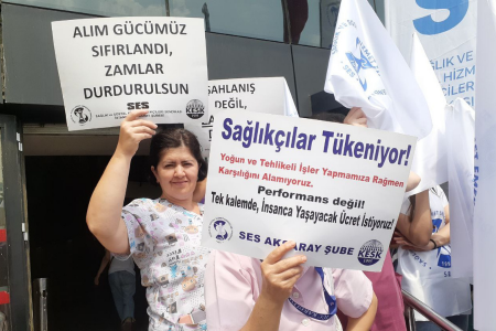 KESK üyeleri iş bıraktı: Sefalet koşullarını dayatan TİS teklifine karşı mücadeleye