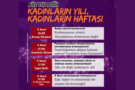 Boğaziçi'nden kadınlar: 'Aile yılı değil, kadınların yılı'