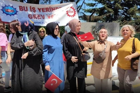Grev çadırında bayram: P&G işçileri ve eşleri isyanda!