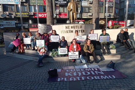 Edremit Kadın Platformu: İstanbul Sözleşmesi’nin tekrar yürürlüğe girsin