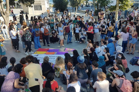 İstanbul Sözleşmesini savunan kadınlara açılan davanın ikinci duruşması yarın görülecek
