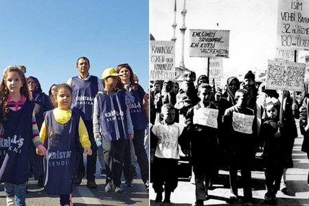 GÜNÜN FOTOĞRAFI: Cam işçilerinin çocukları