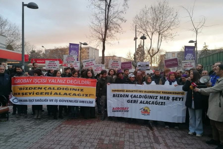 Agrobay işçileriyle dayanışma: ‘Agrobay direnişinin zaferi binlerce tarım işçisinin olacak’