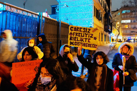 Şişli Kent Konseyi 8 Mart için yürüyüş yaptı