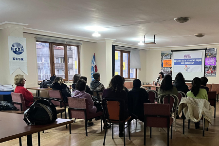 Zonguldak'ta kadınlar Ekmek ve Gül'ün çağrısıyla yan yana geldi
