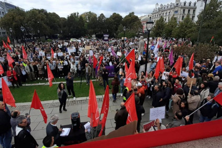 Mahsa Amini için Oslo'da eylem yapıldı: Uzak da olsak da sizinleyiz