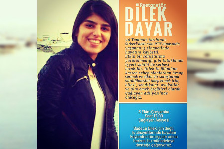 Dilek Dayar’ın ailesinde çağrı: Dilek’in davasına sahip çıkalım