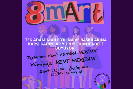 8 Mart'ta Bursa'da kadınlar yürüyüşte buluşuyor