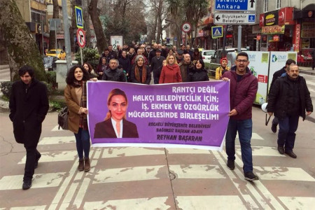 Kocaeli Büyükşehir Belediyesi Bağımsız Adayı Reyhan Başaran: Emekçilerin de bir seçeneği var!